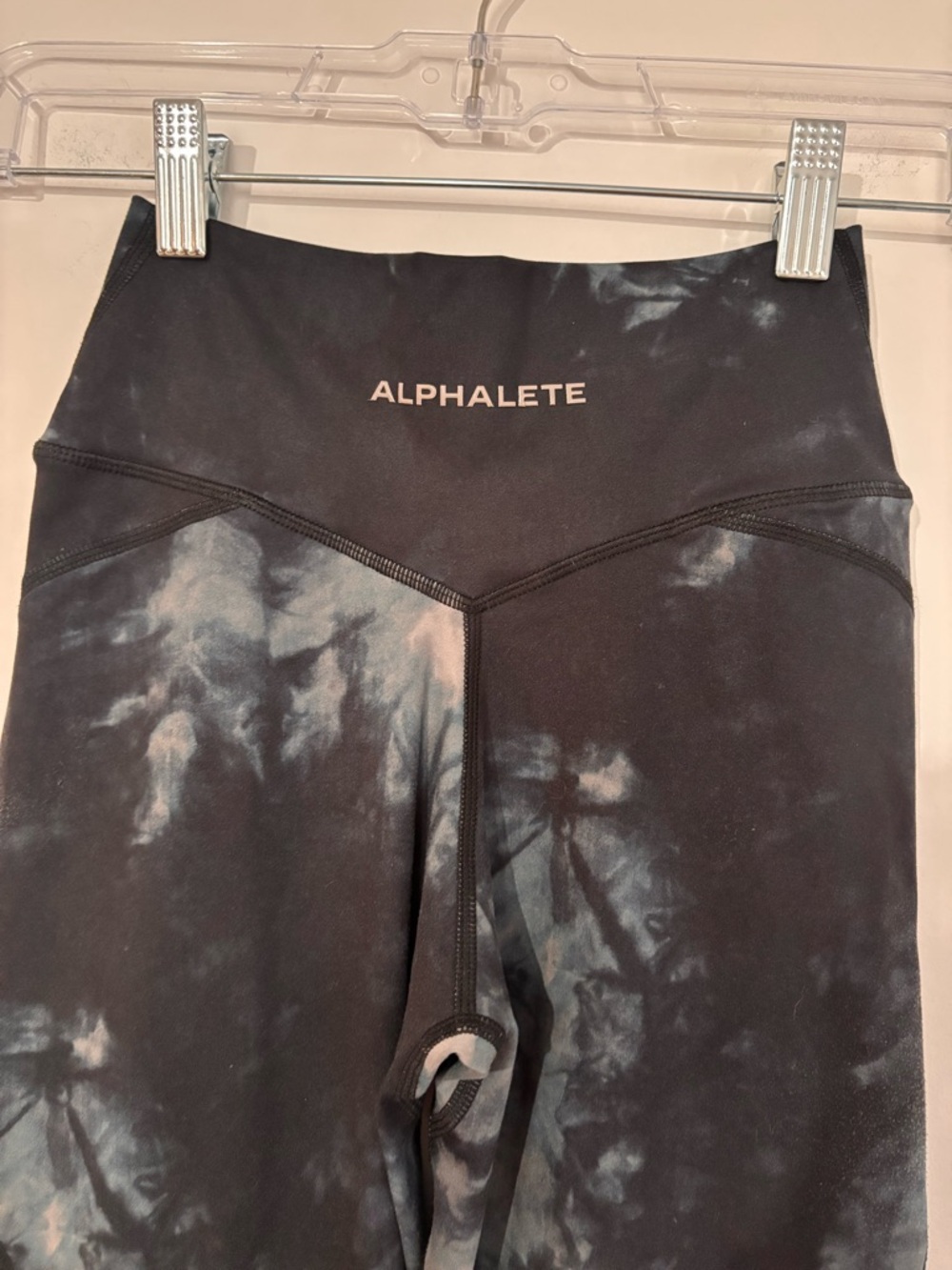 Alphalete Surface Power Navy Tie Dye Leggings